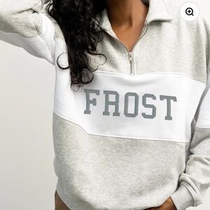 NEW💜 Minnesota Frost Adult Line Change Team Pullover Grey Medium $100